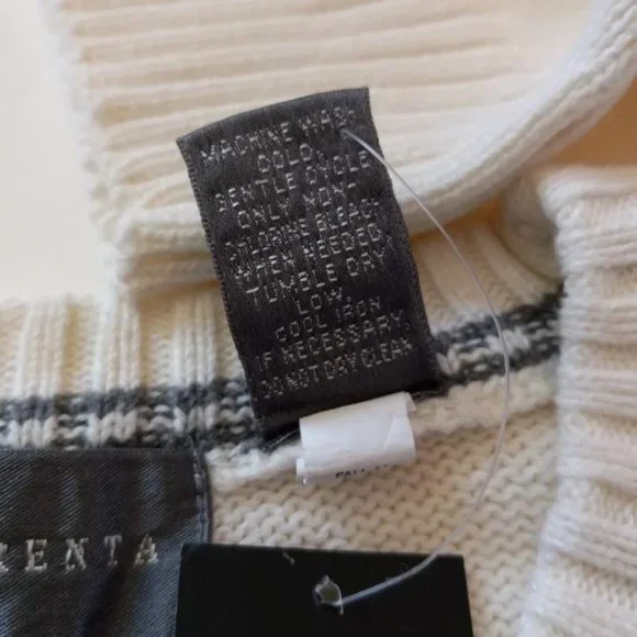 Vintage Oscar De La RENTA SWEATER MENS XL NWT 1990s - Picture 8 of 9